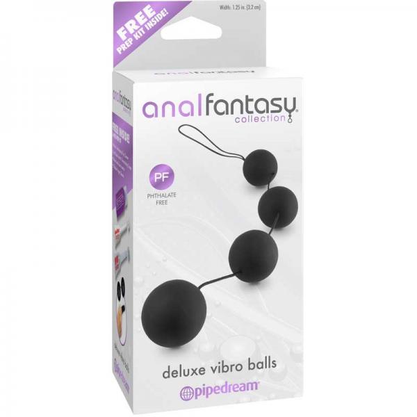 Anal Fantasy Deluxe Vibro Balls Black