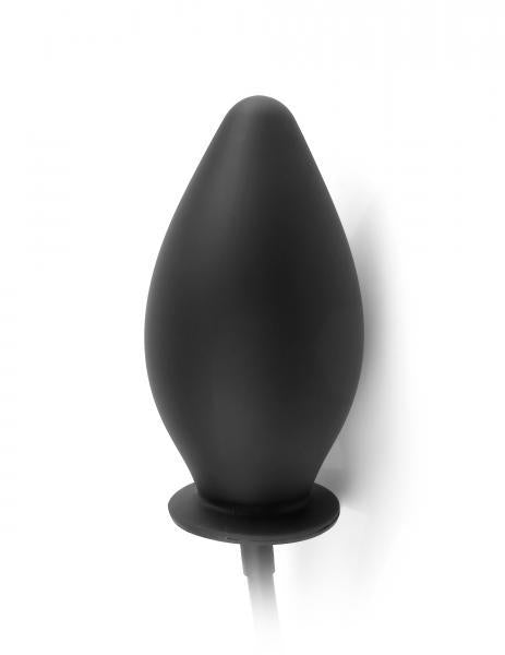 Anal Fantasy Inflatable Silicone Plug Black