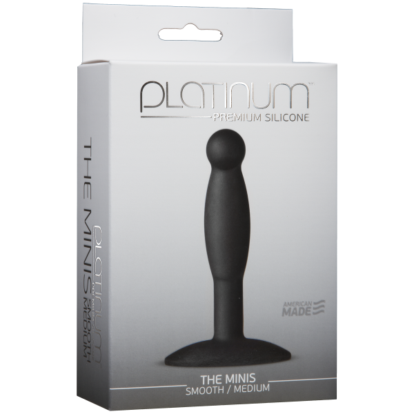 Platinum Premium Silicone The Minis Smooth Medium Black