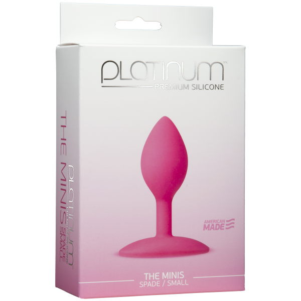 Platinum Premium Silicone The Minis Spade Small Pink