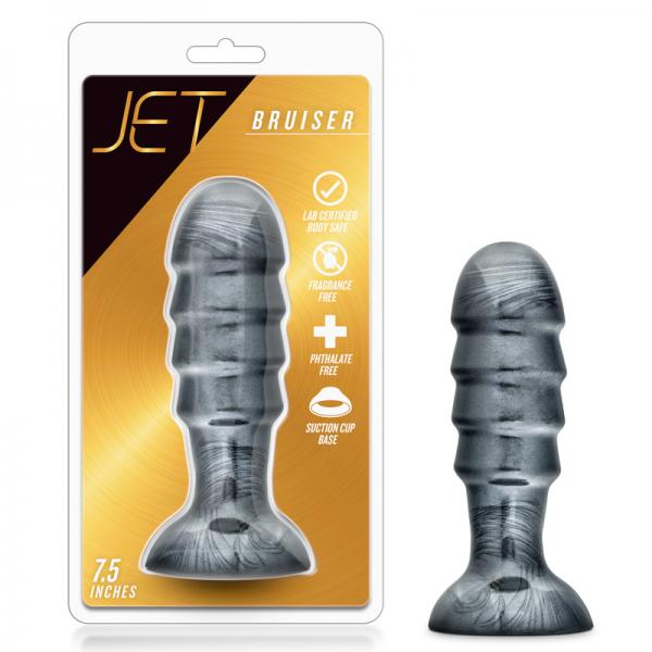 Jet Bruiser Carbon Metallic Black Butt Plug
