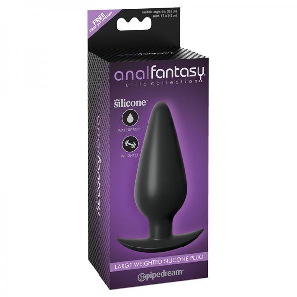 Anal Fantasy Elite Large Weighted Silicone Plug