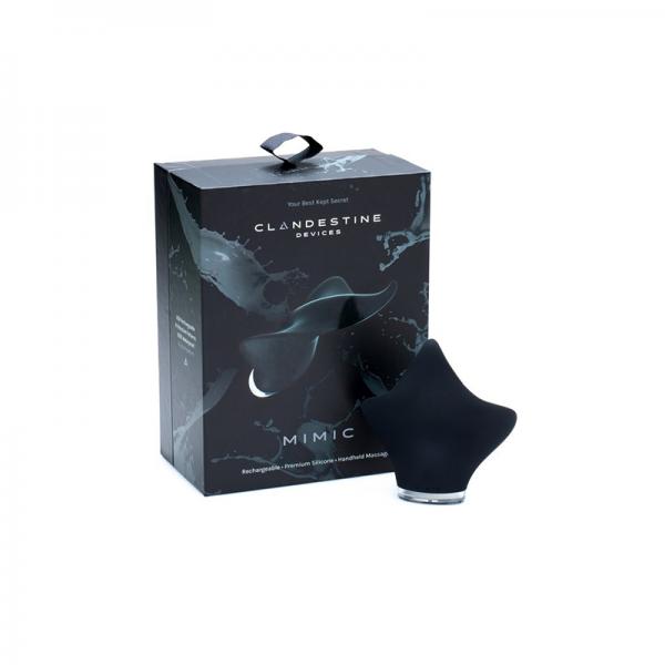 Mimic Manta Ray Handheld Massager Black