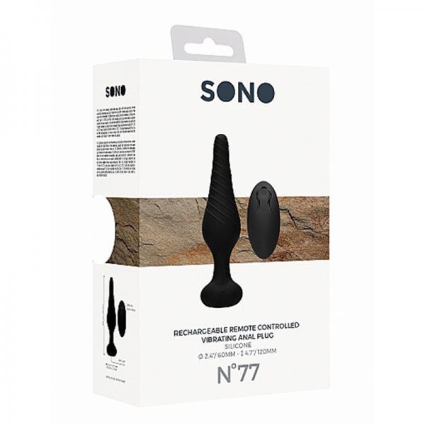 Sono No. 77 - Remote Controlled Vibrating Anal Plug - Back